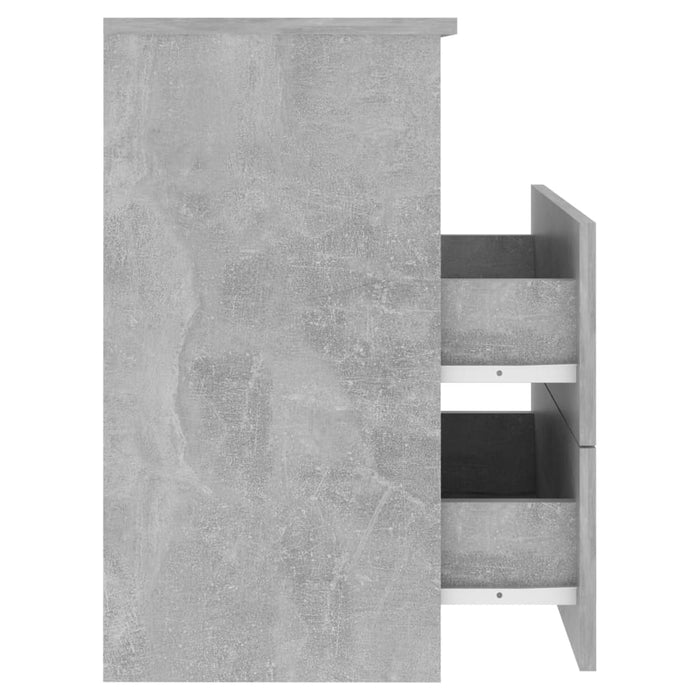 Noptieră, gri beton, 50x32x60 cm - WALTI WALTI