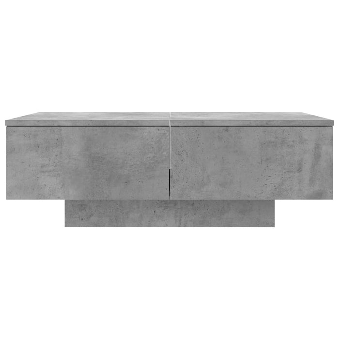 Măsuță de cafea, gri beton, 90x60x31 cm, lemn prelucrat WALTI