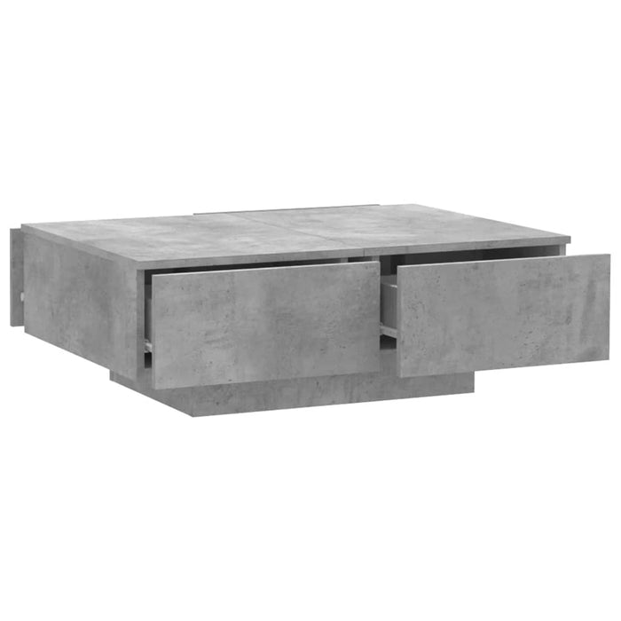 Măsuță de cafea, gri beton, 90x60x31 cm, lemn prelucrat WALTI
