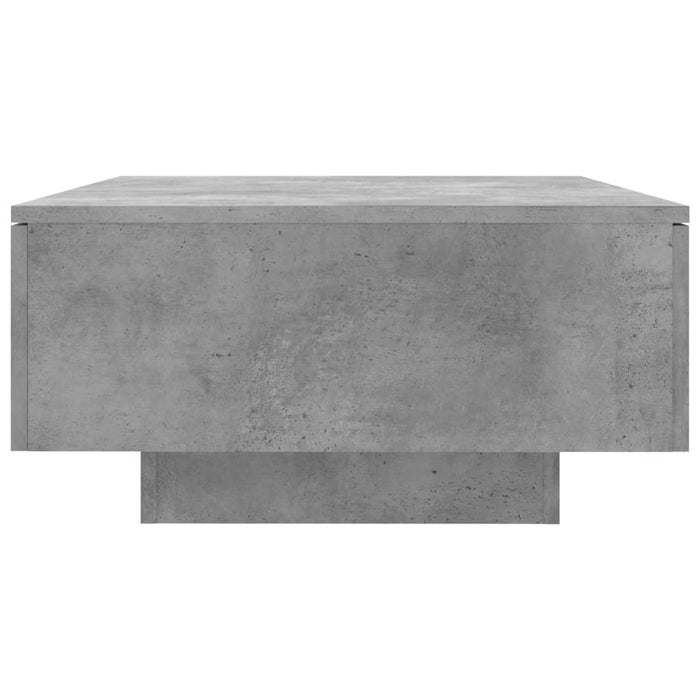 Măsuță de cafea, gri beton, 90x60x31 cm, lemn prelucrat WALTI