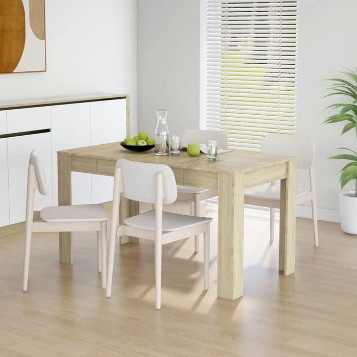 Masă de sufragerie stejar Sonoma 140x74,5x76 cm lemn prelucrat - WALTI WALTI