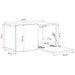 Dulapuri TV suspendate, 2 buc., alb, 60x30x30 cm - WALTI WALTI