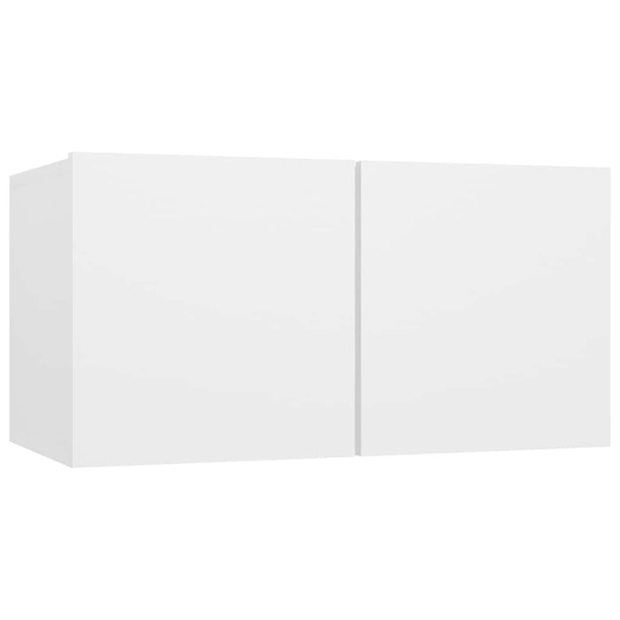 Dulapuri TV suspendate, 3 buc., alb, 60x30x30 cm - WALTI WALTI