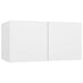 Dulapuri TV suspendate, 3 buc., alb, 60x30x30 cm - WALTI WALTI