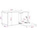 Dulapuri TV suspendate, 3 buc., alb, 60x30x30 cm - WALTI WALTI