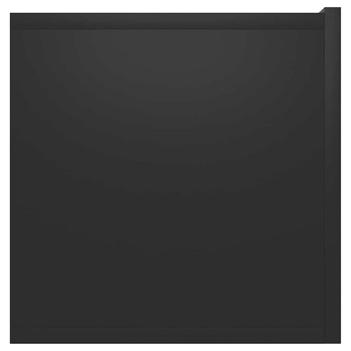 Dulapuri TV suspendate, 2 buc., negru, 60x30x30 cm WALTI