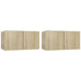 Dulapuri TV suspendate 2 buc. stejar sonoma 60x30x30 cm - WALTI WALTI