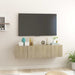 Dulapuri TV suspendate 2 buc. stejar sonoma 60x30x30 cm - WALTI WALTI