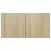 Dulapuri TV suspendate 3 buc. stejar sonoma 60x30x30 cm - WALTI WALTI