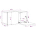 Dulapuri TV suspendate 3 buc. stejar sonoma 60x30x30 cm - WALTI WALTI