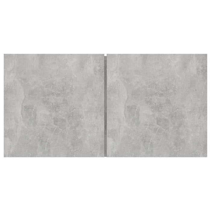 Dulapuri TV suspendate, 2 buc., gri beton, 60x30x30 cm - WALTI WALTI