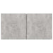 Dulapuri TV suspendate, 2 buc., gri beton, 60x30x30 cm - WALTI WALTI