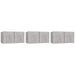 Dulapuri TV suspendate, 3 buc., gri beton, 60x30x30 cm - WALTI WALTI