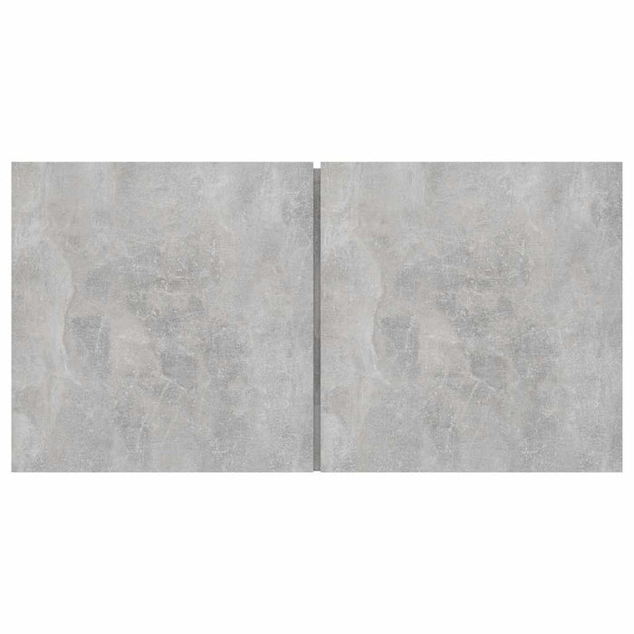 Dulapuri TV suspendate, 3 buc., gri beton, 60x30x30 cm - WALTI WALTI