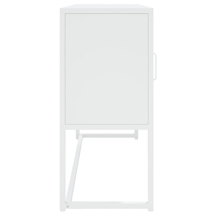 Servantă, alb, 105x35x75 cm, oțel - WALTI WALTI