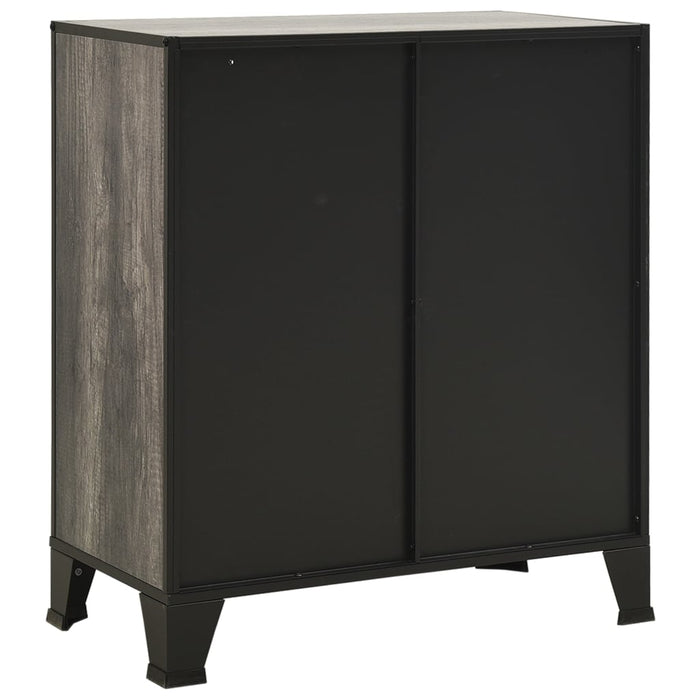 Dulap de depozitare,gri,72x36x82cm,metal și MDF - WALTI WALTI