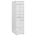 Fișet mobil, gri, 28x41x109 cm, metal - WALTI WALTI