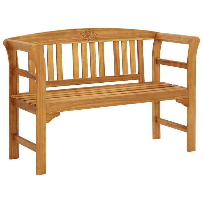 Bancă de trandafir 1 -locuri 114 cm Solid acacia wood Natural WALTI