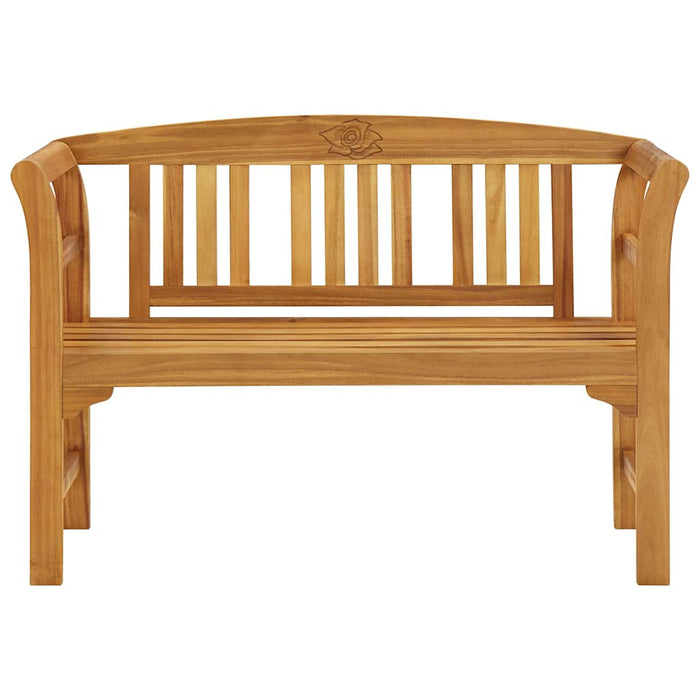 Bancă de trandafir 1 -locuri 114 cm Solid acacia wood Natural WALTI