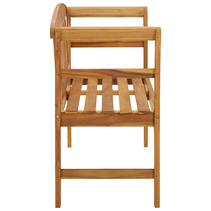 Bancă de trandafir 1 -locuri 114 cm Solid acacia wood Natural WALTI