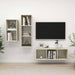 Set de dulapuri TV, 3 piese, stejar Sonoma, lemn prelucrat - WALTI WALTI