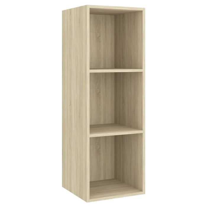 Set de dulapuri TV, 3 piese, stejar Sonoma, lemn prelucrat - WALTI WALTI