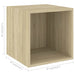 Set de dulapuri TV, 2 piese, stejar sonoma, lemn prelucrat - WALTI WALTI