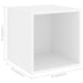 Set de dulapuri TV, 4 piese, alb, lemn prelucrat - WALTI WALTI