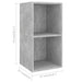 Set dulap TV, 4 piese, gri beton, lemn prelucrat - WALTI WALTI