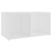 Dulapuri TV, 2 buc., alb, 72x35x36,5 cm, lemn prelucrat - WALTI WALTI