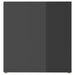 Dulapuri TV 2 buc gri extralucios 72x35x36,5 cm lemn prelucrat - WALTI WALTI