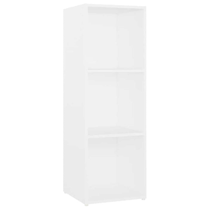 Dulapuri TV, 2 buc., alb, 107x35x37 cm, lemn prelucrat - WALTI WALTI