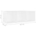 Dulapuri TV, 2 buc., alb, 107x35x37 cm, lemn prelucrat - WALTI WALTI
