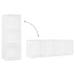 Dulapuri TV, 2 buc., alb, 107x35x37 cm, lemn prelucrat - WALTI WALTI
