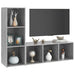 Dulapuri TV, 2 buc gri beton, 107x35x37 cm, lemn prelucrat - WALTI WALTI