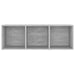Dulapuri TV, 2 buc gri beton, 107x35x37 cm, lemn prelucrat - WALTI WALTI