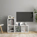 Dulapuri TV, 2 buc., alb, 72x35x36,5 cm, lemn prelucrat - WALTI WALTI