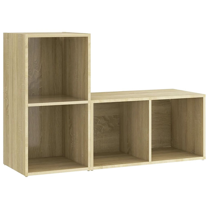 Dulapuri TV 2 buc., stejar Sonoma,72x35x36,5 cm, lemn prelucrat - WALTI WALTI