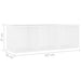 Dulapuri TV, 2 buc., alb, 107x35x37 cm, lemn prelucrat - WALTI WALTI