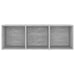 Dulapuri TV, 3 buc gri beton, 107x35x37 cm, lemn prelucrat - WALTI WALTI