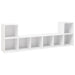 Dulapuri TV, 2 buc., alb, 72x35x36,5 cm, lemn prelucrat - WALTI WALTI