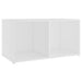 Dulapuri TV, 2 buc., alb, 72x35x36,5 cm, lemn prelucrat - WALTI WALTI