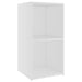 Dulapuri TV, 2 buc., alb, 72x35x36,5 cm, lemn prelucrat - WALTI WALTI