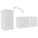Dulapuri TV, 2 buc., alb, 72x35x36,5 cm, lemn prelucrat - WALTI WALTI