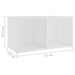 Dulapuri TV, 2 buc., alb, 72x35x36,5 cm, lemn prelucrat - WALTI WALTI