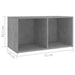 Dulapuri TV 2 buc gri beton, 72x35x36,5 cm lemn prelucrat - WALTI WALTI