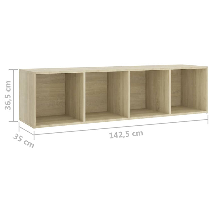 Set de dulapuri TV, 5 piese, stejar sonoma, lemn prelucrat WALTI
