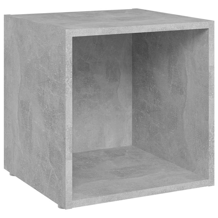 Set de dulapuri TV, 5 piese, gri beton, lemn prelucrat WALTI