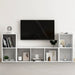 Set de dulapuri TV, 3 piese, alb, lemn prelucrat - WALTI WALTI