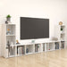 Dulapuri TV, 4 buc., alb, 107x35x37 cm, lemn prelucrat - WALTI WALTI
